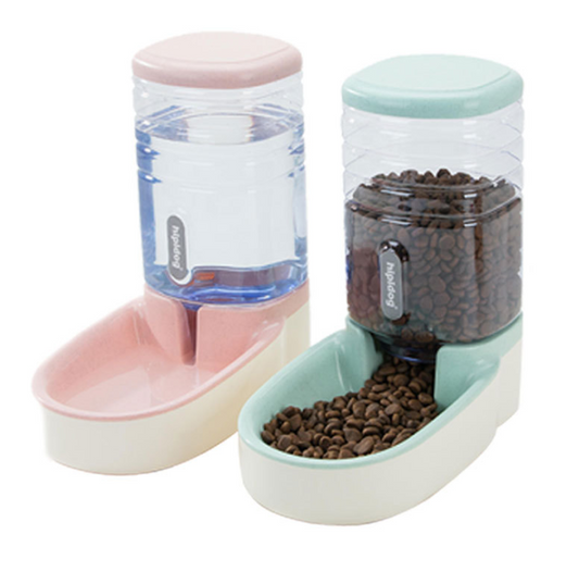 Pet water fountain circulating bowl side view