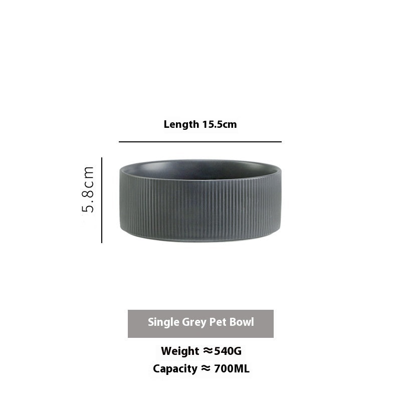 Elevated pet bowl size dimensions