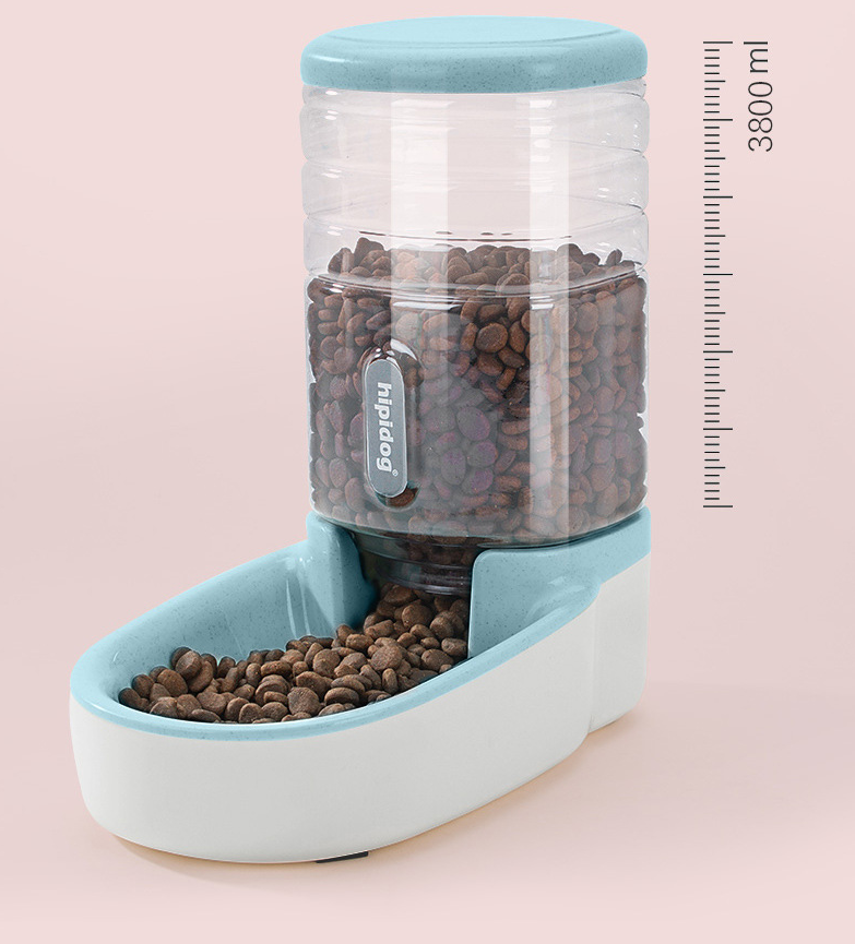Pet drinking fountain bowl close up