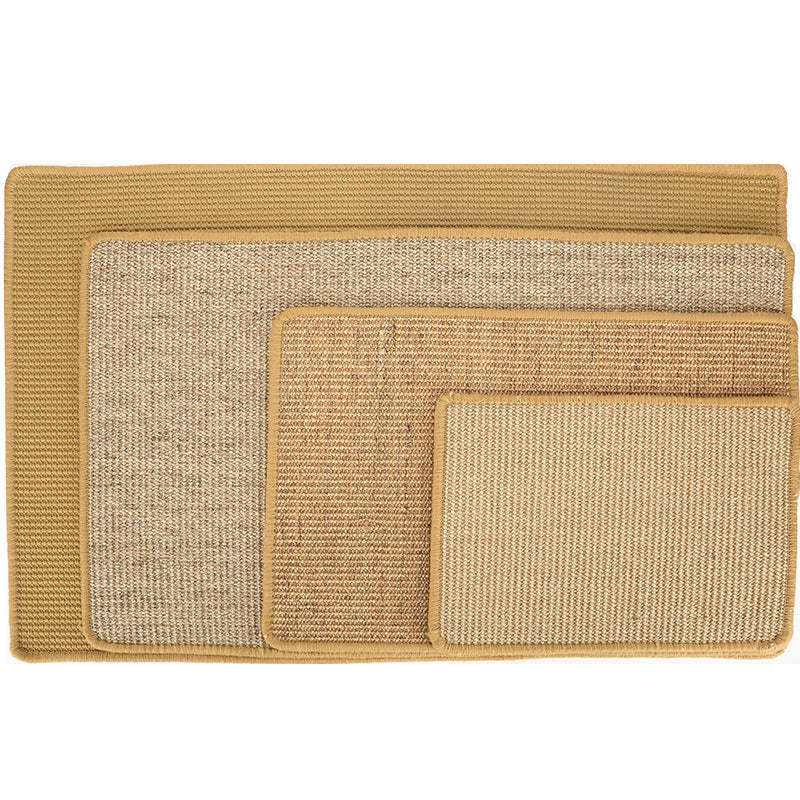 Sisal cat scratching mats in different sizes