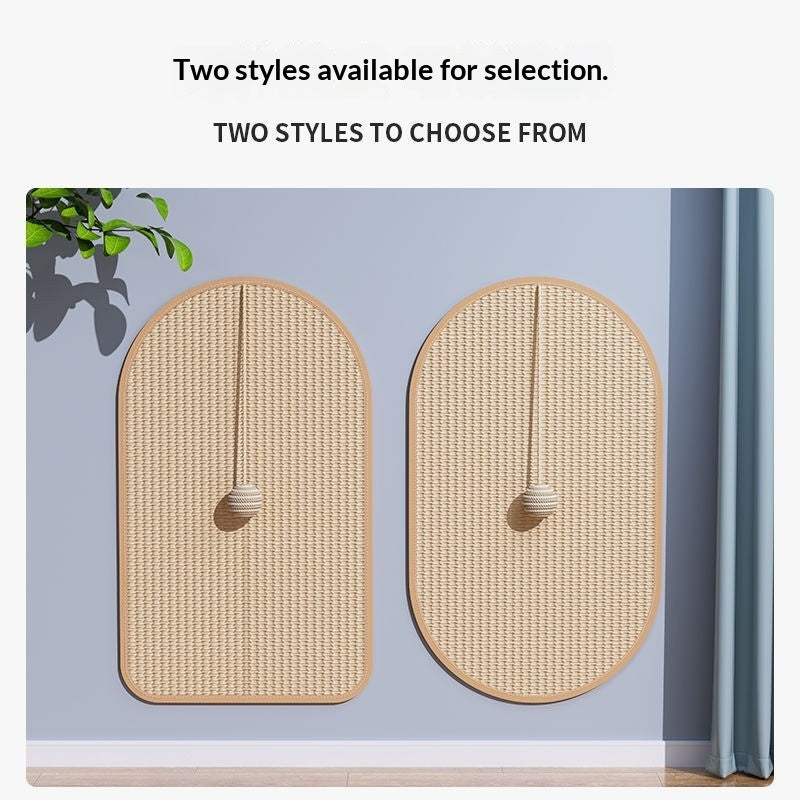House Shape and Oval wall mounted sisal cat scratcher designs