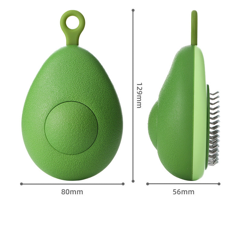 Self-cleaning grooming brush colour options