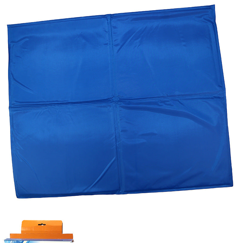 Pet cooling mat wipe-clean surface