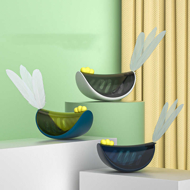 Cat tumbler toys shown in multiple colour options