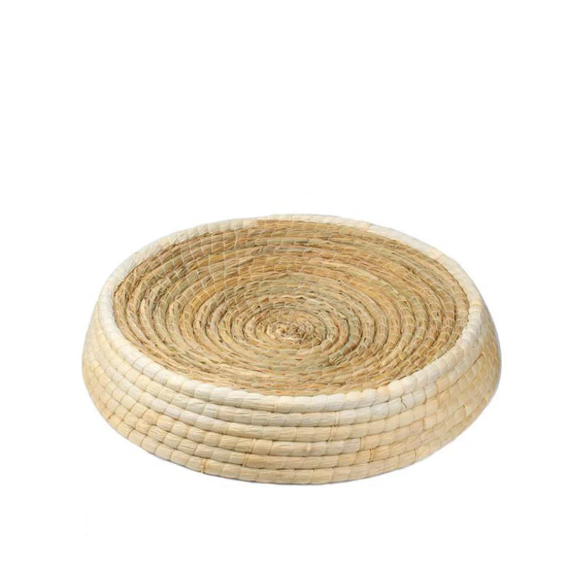 Round cat scratcher side view