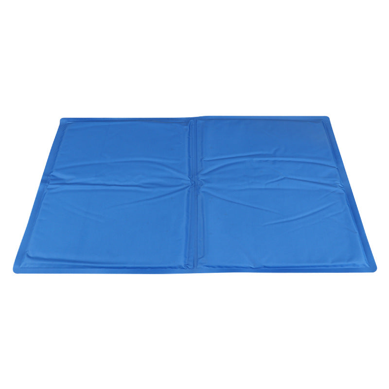 Cooling mat rolled up for travel