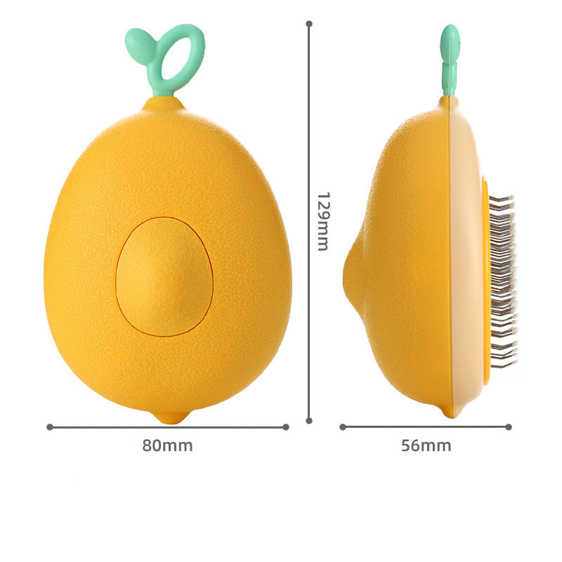 Pet grooming brush packaging