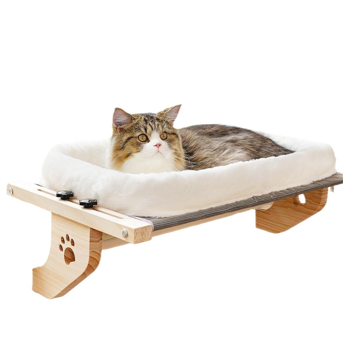 Breathable mesh cat window bed