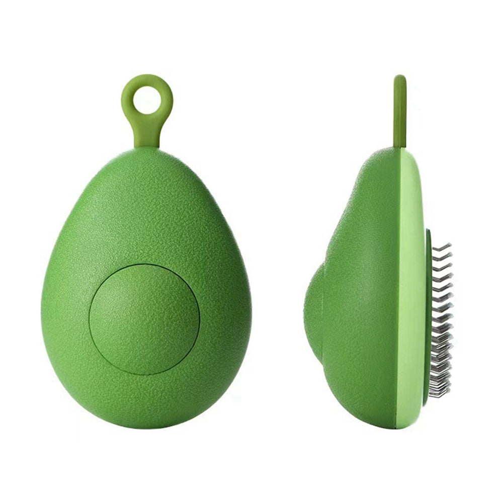 Hair mat lifting clear of the brush bristles